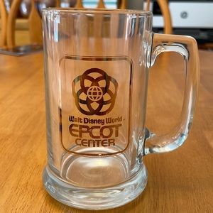 Vintage EPCOT Glass Stein